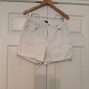 J. Crew Cream Jean Shorts for Women